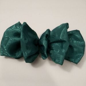 Bows Vintage Barrette Boho Fairycore Green
